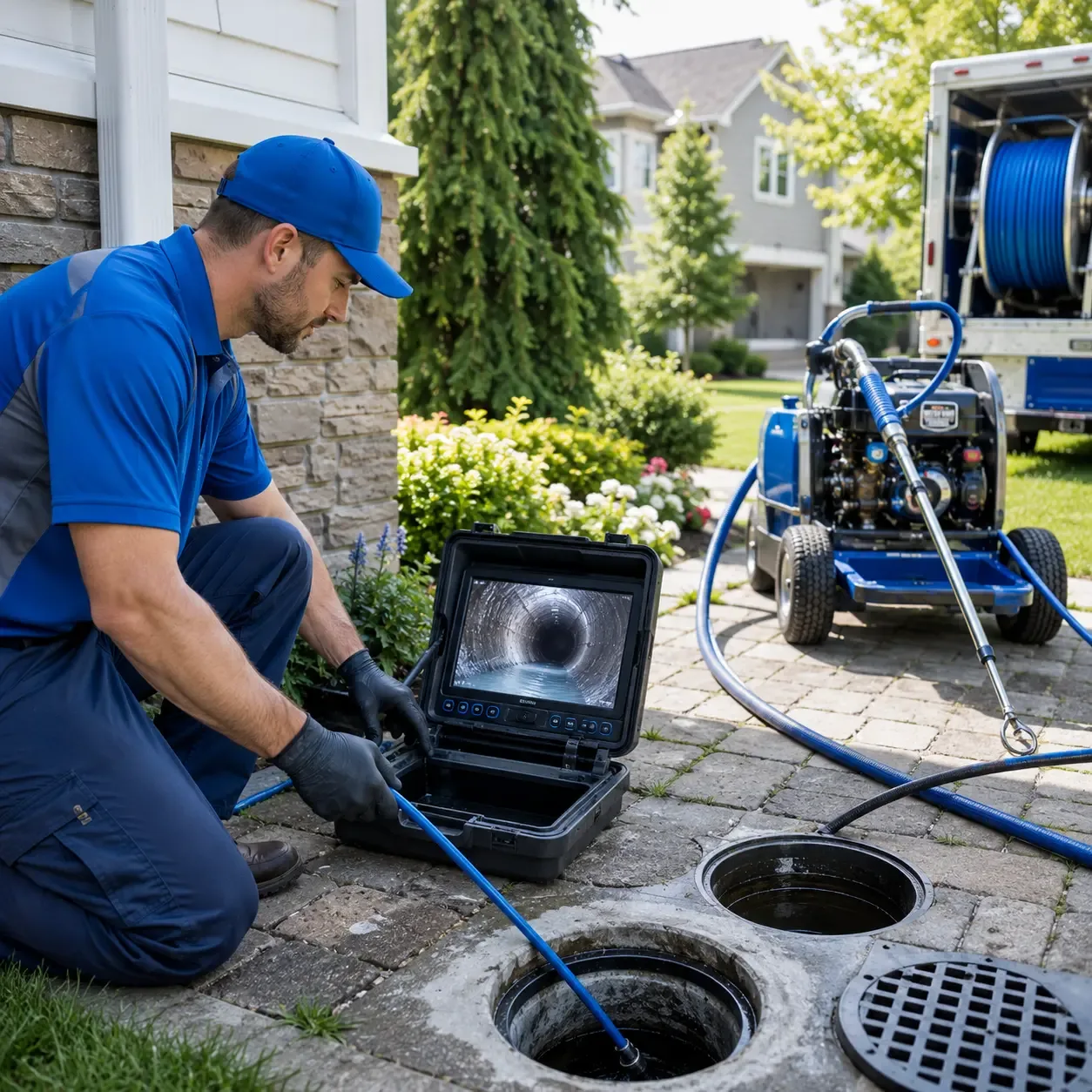 Outdoor drain cleaning professionals serving Germantown, MD